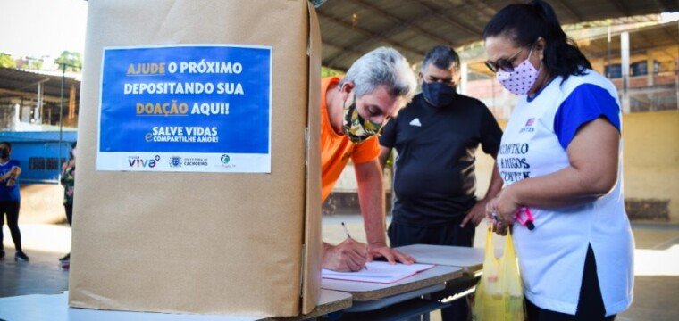 Ação arrecada alimentos no bairro Gilberto Machado nesta sexta (11)