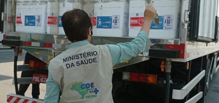 Estado recebe mais de 75 mil doses de vacinas contra Covid-19 nesta quinta-feira (09)