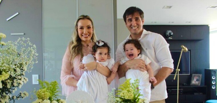 Batizado de Antonella e Nicolas