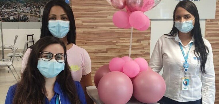 BRK Ambiental recebe iluminação  especial em apoio ao Outubro Rosa