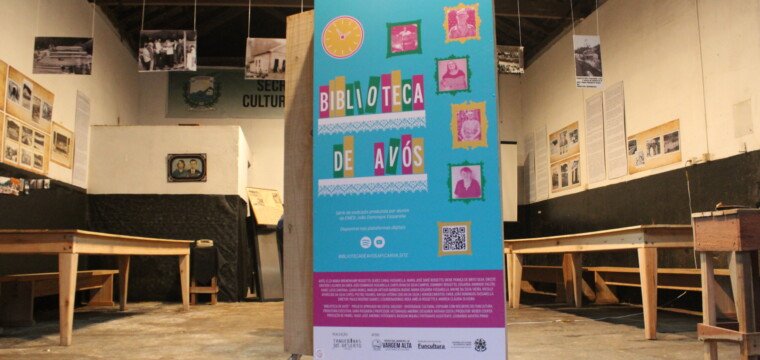 Estação Ferroviária de Vargem Alta recebe Mostra do projeto Biblioteca de Avós