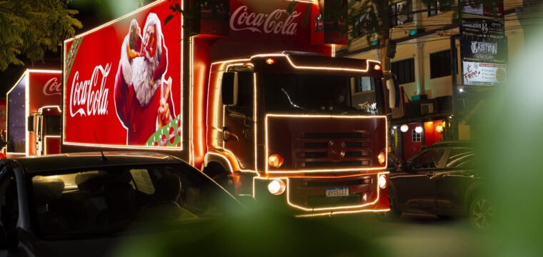 Caravana Iluminada de Natal Coca-Cola passará por Castelo pela primeira vez