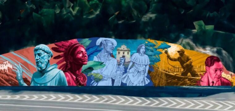 ​Mural em Vila Velha ganha prêmio internacional de ilustração