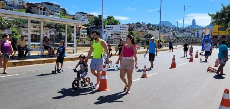 Avenida de Lazer transforma Beira Rio em espaço de diversão e esportes em Cachoeiro
