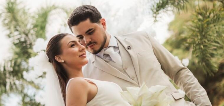 O lindo e intimista casamento de Julia Piassarolo e Márcio Barboza