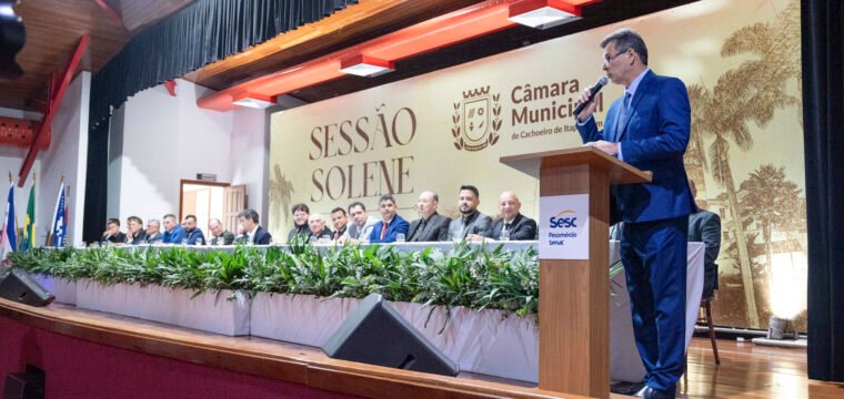 Câmara valoriza história e protagonismo local em Sessão Solene da Festa  de Cachoeiro