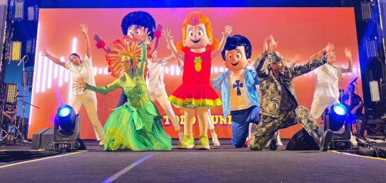 Três Palavrinhas se apresenta no “Colorindo seu sábado” em Vitória