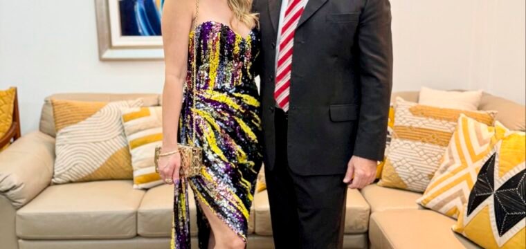 Toda elegância e estilo: Dra. Brunella Ultramar Carlette e o empresário Eduardo Carlette