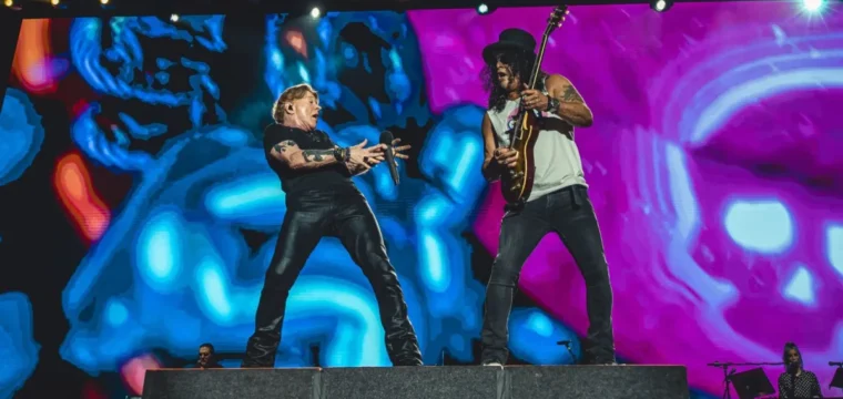GUNS N’ ROSES: Espírito Santo será o primeiro estado abrir venda de ingressos para a nova turnê da banda pelo Brasil