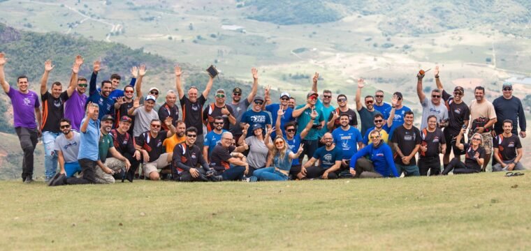 Céu colorido e disputas acirradas marcam final do Voo Livre em Baixo Guandu