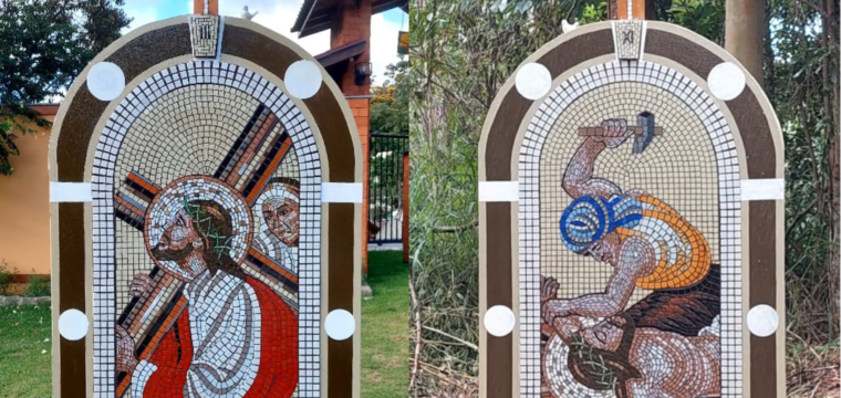 Santa Teresa ganha Via Sacra com esculturas gigantes