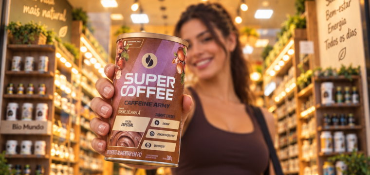 SuperCoffee Creme de Avelã é novidade na Bio Mundo Cachoeiro