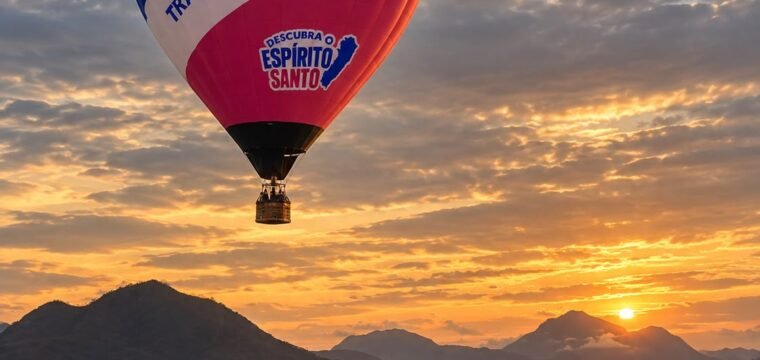 Balão inspirado na bandeira capixaba será lançado no Festival de Balonismo