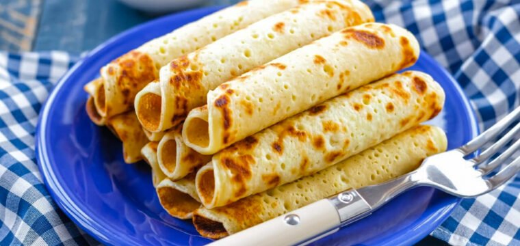 Panqueca simples de liquidificador