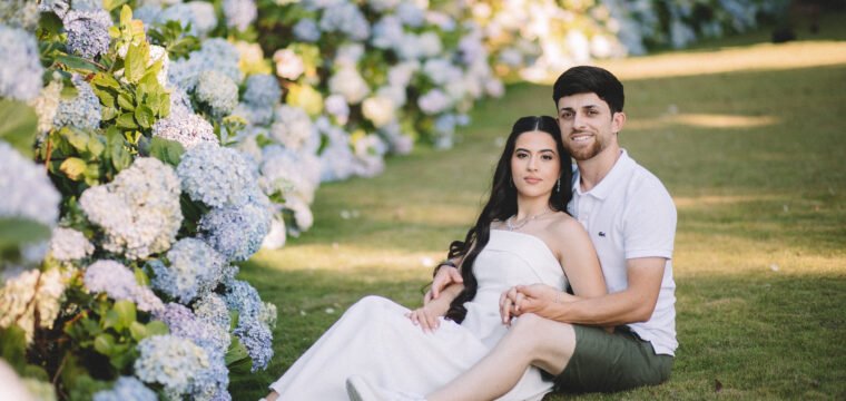Os noivos Levi Jordão e Letícia Mello