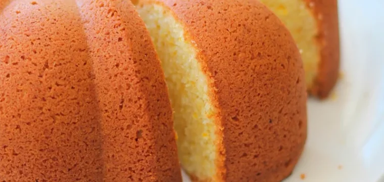 Bolo de laranja champanhe